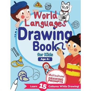 World Languages Drawing Book for Kids