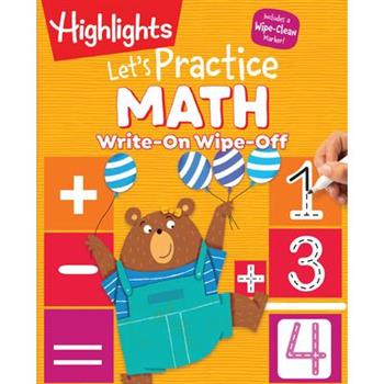Write-On Wipe-Off Let’s Practice Math