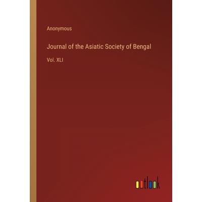 Journal of the Asiatic Society of Bengal