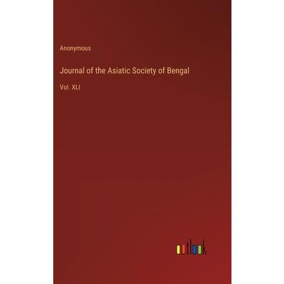 Journal of the Asiatic Society of Bengal