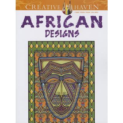 African Designs Adult Coloring Book
