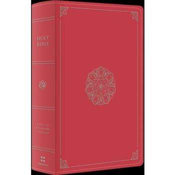 ESV Large Print Personal Size Bible (Trutone, Deep Teal, Emblem Design)