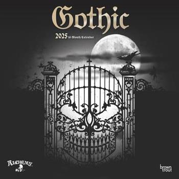 Alchemy Gothic Official 2025 12 X 24 Inch Monthly Square Wall Calendar Plastic-Free Alchemy Gothic Official 2025 12 X 24 Inch Monthly Square Wall Calendar Plastic-Free
