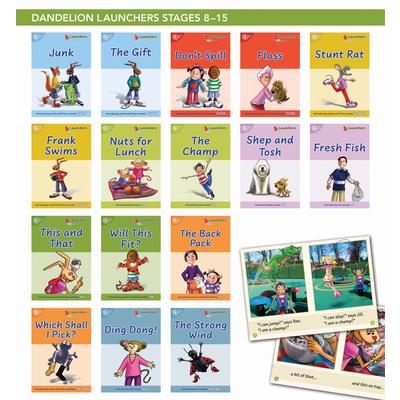 Phonic Books Dandelion Launchers Stages 8-15 Junk (Words with Four Sounds CVCC)