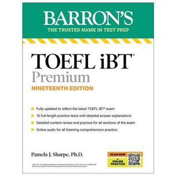 Toefl- IBT Premium- Nineteenth Edition (2026) (Barron`s Test)