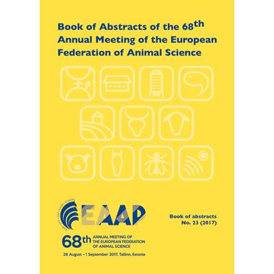 Book of Abstracts of the 68th Annual Meeting of the European Federation of Animal Science