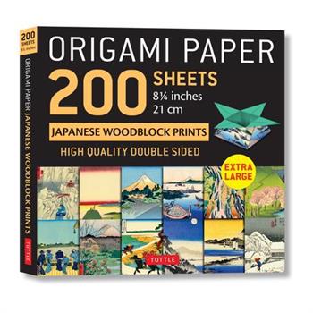 Origami Paper 200 Sheets Japanese Woodblock Prints 8.25”Tuttle Origami Paper: High-Quality