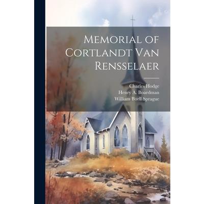 Memorial of Cortlandt Van Rensselaer