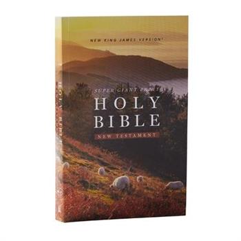 NKJV Super Giant Print New Testament, Softcover, Red Letter, Comfort Print