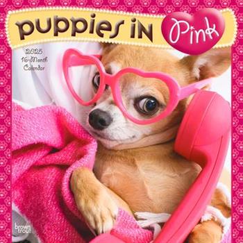 Puppies in Pink 2025 12 X 24 Inch Monthly Square Wall Calendar Plastic-Free Puppies in Pink 2025 12 X 24 Inch Monthly Square Wall Calendar Plastic-Free