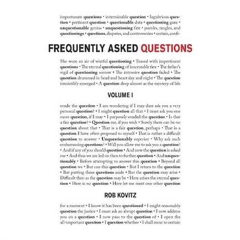 Frequently Asked Questions, Volume 1