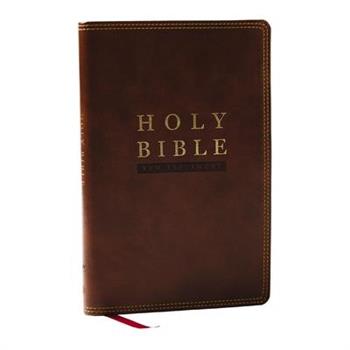 NKJV Super Giant Print New Testament, Brown Leathersoft, Red Letter, Comfort Print