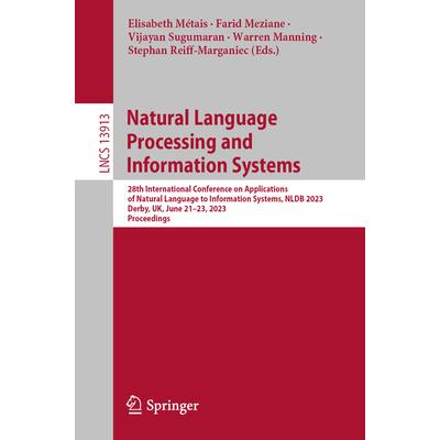 Natural Language Processing and Information Systems