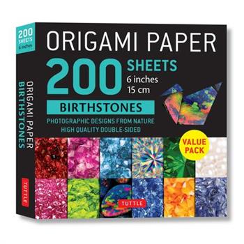 Origami Paper 200 Sheets Birthstones 6 (15 CM)
