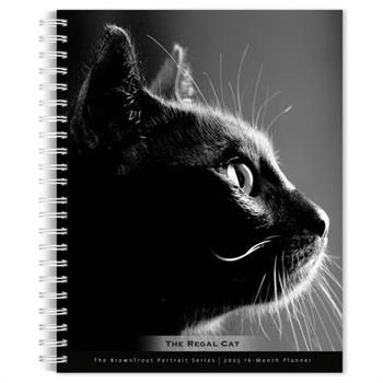 The Browntrout Portrait Series: The Regal Cat 2025 6 X 7.75 Inch Spiral-Bound Wire-O Weekly Engagement Planner Calendar New Full-Color Image Every Week