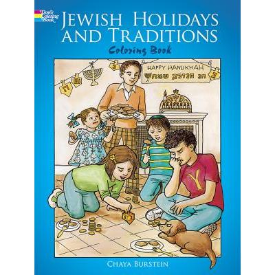 Jewish Holidays and Traditions Coloring Book
