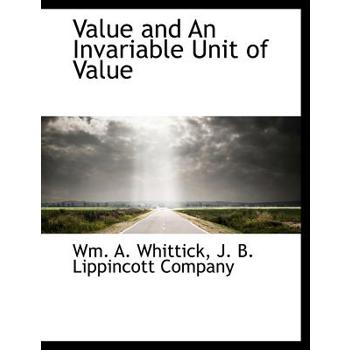 Value and an Invariable Unit of Value