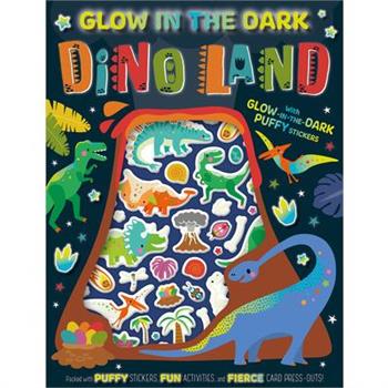 Glow in the Dark Dino Land Activity Book