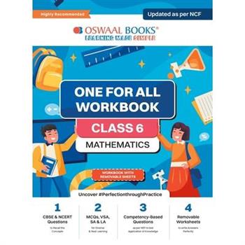 Oswaal NCERT & CBSE One For All Workbook Mathematics Class 6 Updated As Per NCF MCQ's VSA SA LA For Latest Exam