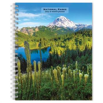 National Parks 2025 6 X 7.75 Inch Spiral-Bound Wire-O Weekly Engagement Planner Calendar New Full-Color Image Every Week