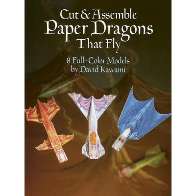 Cut and Assemble Paper Dragons That Fly