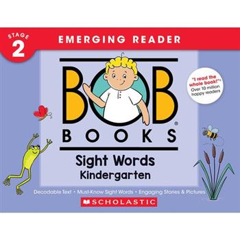 Bob Books - Sight Words Kindergarten Hardcover Bind-Up Phonics, Ages 4 and Up, Kindergarten (Stage 2: Emerging Reader)