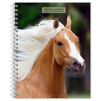 Horse Lovers 2025 6 X 7.75 Inch Spiral-Bound Wire-O Weekly Engagement Planner Calendar New Full-Color Image Every Week