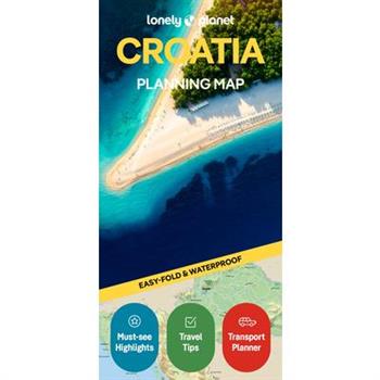Lonely Planet Croatia Planning Map