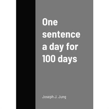 One sentence a day for 100 days