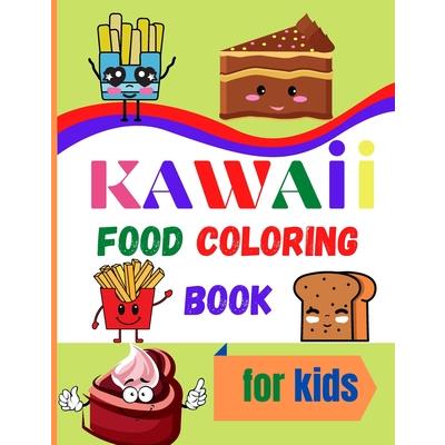 Kawaii Food Coloring Book for Kids