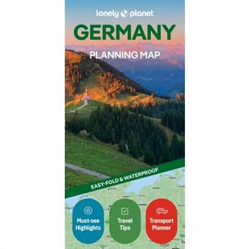 Lonely Planet Germany Planning Map