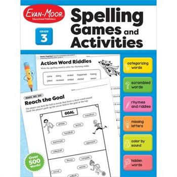 Spelling Games and Activities, Grade 3 Teacher Resource