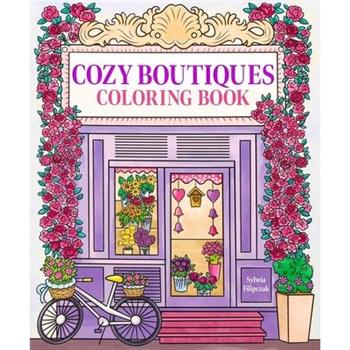 Cozy Boutiques Coloring Book