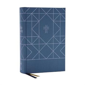 Nkjv, the Bible Study Bible, Cloth Over Board, Blue, Comfort Print