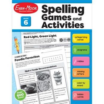 Spelling Games and Activities, Grade 6 Teacher Resource