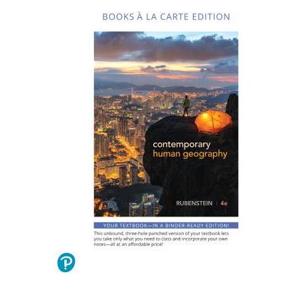 Contemporary Human Geography, Books a la Carte Plus Mastering Geography with Pearson Etext -- Access Card Package