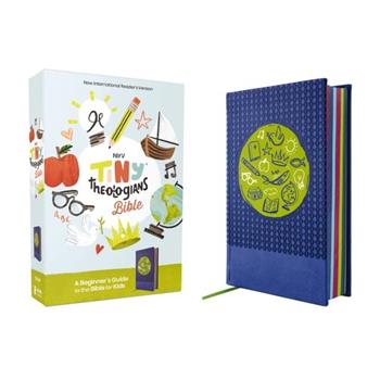 Nirv, Tiny Theologians Bible, Leathersoft Over Board, Blue, Comfort Print