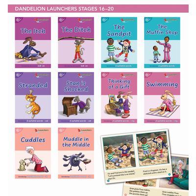 Phonic Books Dandelion Launchers Stages 16-20 the Itch (’Tch’ and ’Ve’, Two-Syllable Words, Suffixes -Ed and -Ing and Spelling )