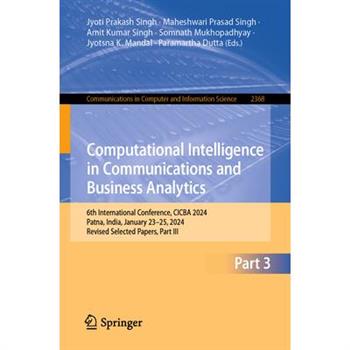 Computational Intelligence in Communications and Business Analytics