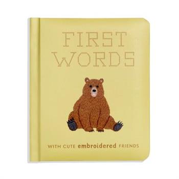 First Words with Cute Embroidered Friends