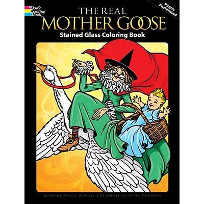 The Real Mother Goose Stained Glass Coloring Book
