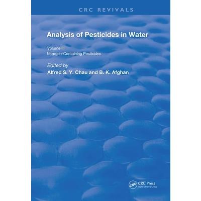Anal of Pest in Water Anal Nitrogen Cont Pest