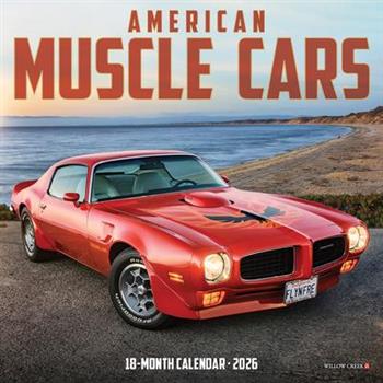 American Muscle Cars 2026 7 X 7 Mini Wall Calendar