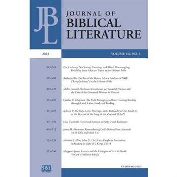Journal of Biblical Literature 142.3 (2023)