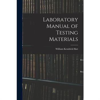 Laboratory Manual of Testing Materials