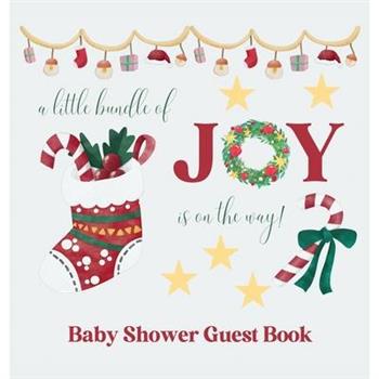 Christmas Baby Shower Guest Book