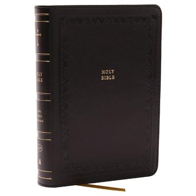 KJV Holy Bible, Compact Reference Bible, Leathersoft, Black, 43,000 Cross-References, Red Letter, Comfort Print