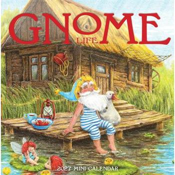 Gnome Life Mini Wall Calendar 2027