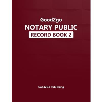 Good2go Notary Record Book
