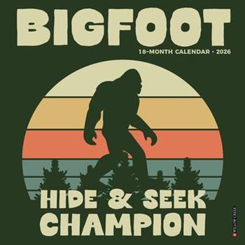 Bigfoot 2026 7 X 7 Mini Wall Calendar